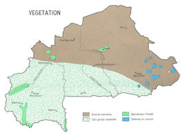 Burkina Faso Map