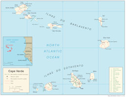 Cabo Verde / Cape Verde Map