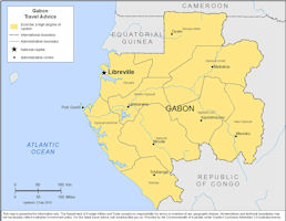 Gabon Map