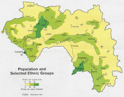 Guinea Map