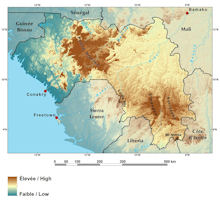 Guinea Map