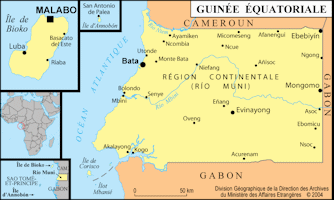 Equatorial Guinea Map