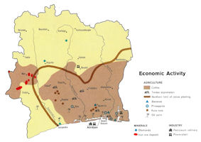 Ivory Coast Map