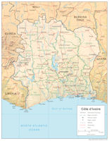 Ivory Coast Map