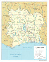 Ivory Coast Map