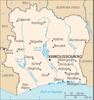 Ivory Coast Map