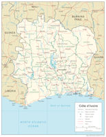 Ivory Coast Map