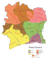 Ivory Coast Map