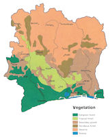 Ivory Coast Map