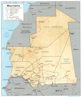 Mauritania Map