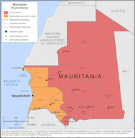 Mauritania Map