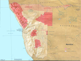 Namibia Map