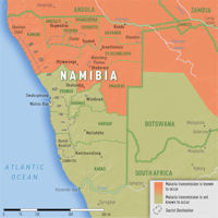 Namibia Map