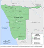 Namibia Map