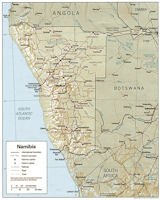 Namibia Map