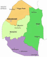 Swaziland Map