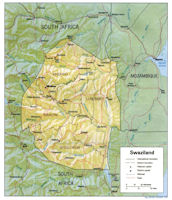 Swaziland Map