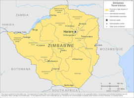 Zimbabwe Map