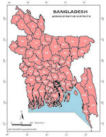 Bangladesh Map - Administrative Districts