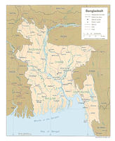 Bangladesh Map - Political