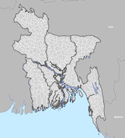 Bangladesh Map - Zila