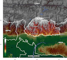 Bhutan Map