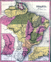 Brazil Map - 1846