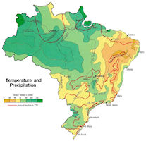 Brazil Map - Climate