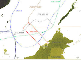 Brunei EEZ Map