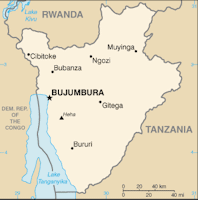 Burundi Small Map