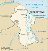 Guyana Map