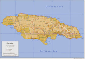 Jamaica Map