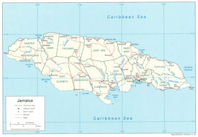 Jamaica Map