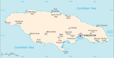 Jamaica Map