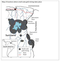 Suriname Map