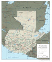 Guatemala Map