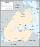 Djibouti Map