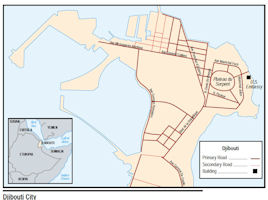 Djibouti Map