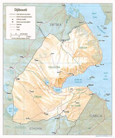 Djibouti Map