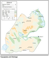 Djibouti Map