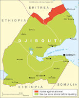 Djibouti Map