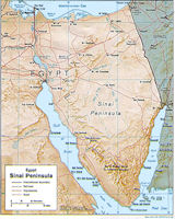 Map - Sinai Penninsula