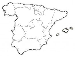 Map of Spain - Regions