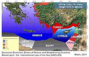 Greece Map - EEZ