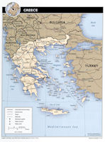 Greece Map - Political