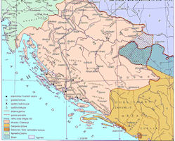 Croatian History Map - 1073 AD