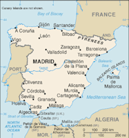 Map of Spain