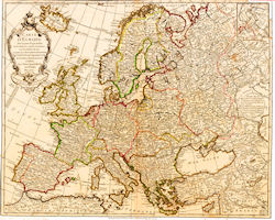 European History Map - 1769