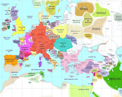 European History Map - 1100 AD