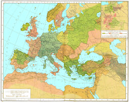 European History Map - 1190